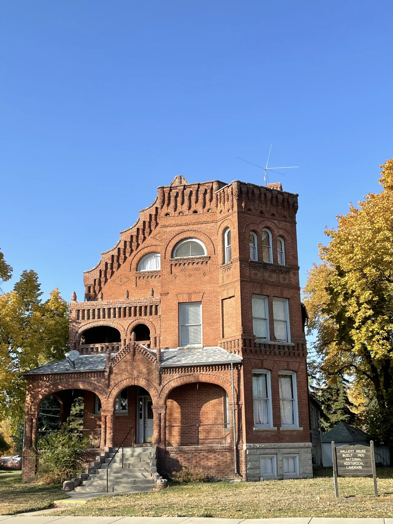 Historic Hallett House in Medical Lake, Washington.