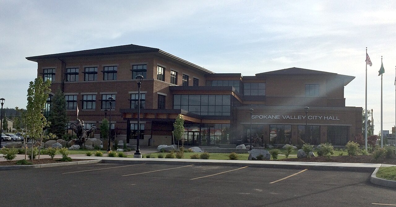 Spokane Valley City Hall in Spokane Valley, Washington.